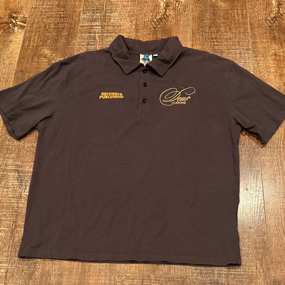DEUS EX MACHINA  Classic grey Polo Shirt